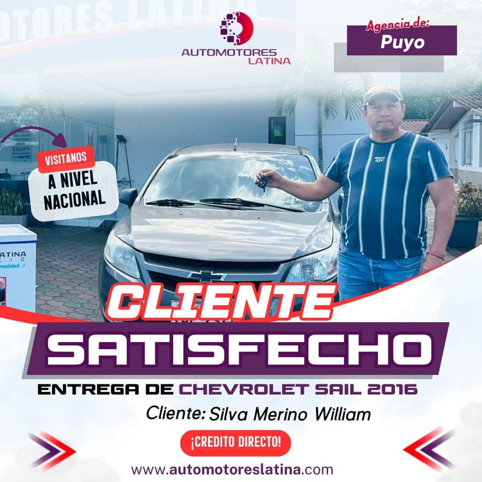 Entrega de Chevrolet Sail 2016 en Puyo